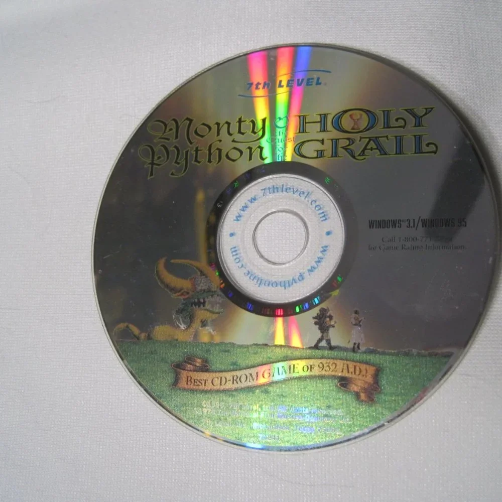 Monty Python the Quest for the Holy Grail 7th Level CD- Rom PC Game (Windows 95)